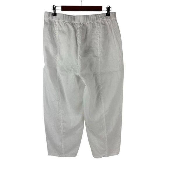 Eileen Fisher White Crop Pants size Medium - Picture 2 of 5